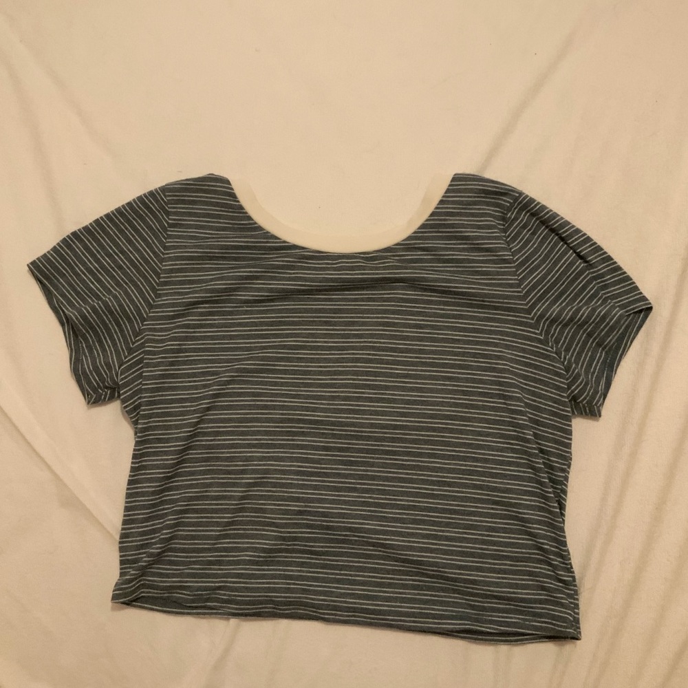 Striped Crop Top